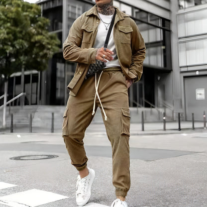 A. Men's Fashion Casual Tracksuit