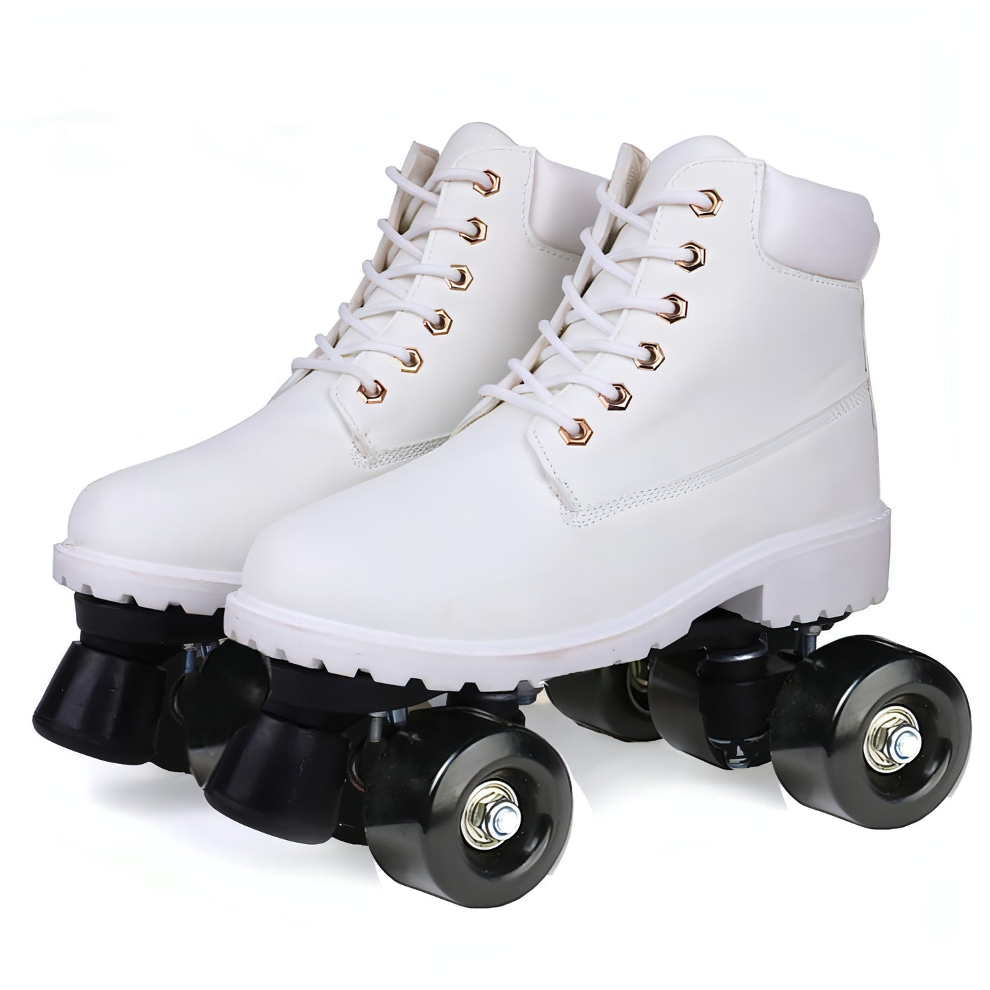 Double Row Skates Double Row Pulleys Four-roller Skates Roller Skating Flashing Wheels