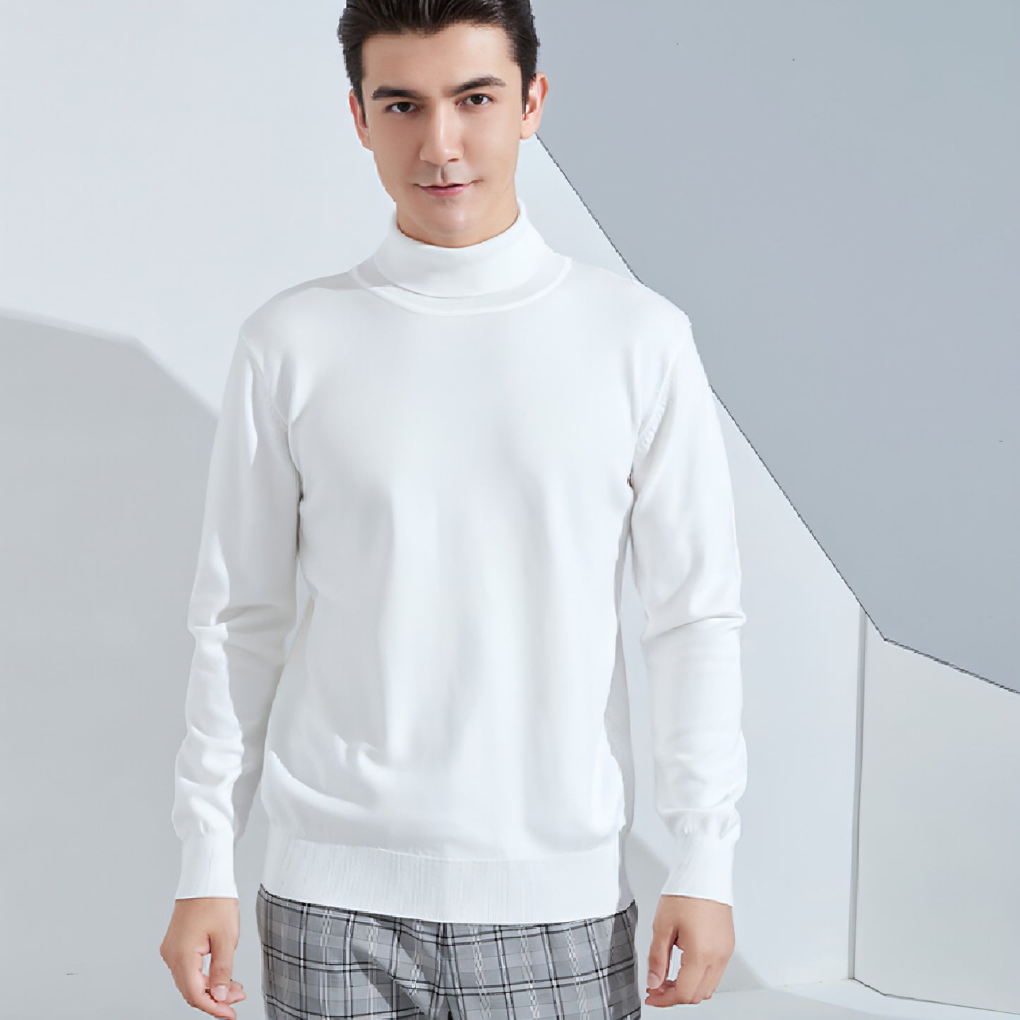 Turtleneck Sweater Men's Casual All-match Bottoming Shirt