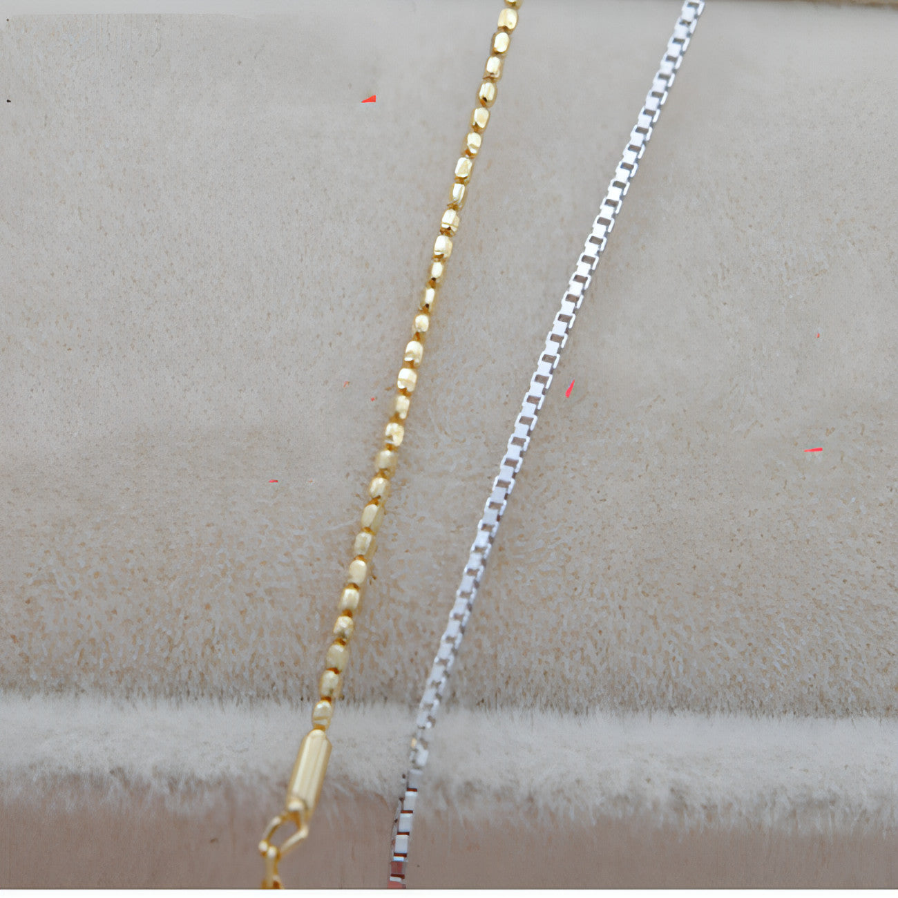 Collar Adjustment Chain 18K Gold Necklace Sleeve Chain Empty Holder DIY Accessories