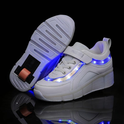 Zapatillas de patinaje con ruedas luminosas