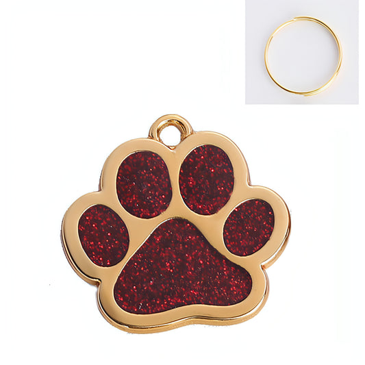 Paw Print Metal Keychain – Stylish & Durable Pet Lover Accessory