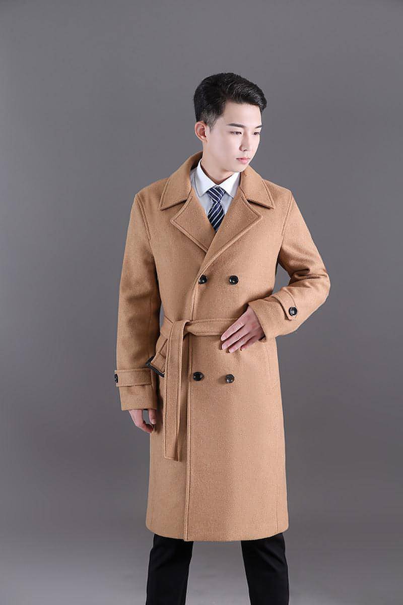 Men's Long Trench Coat