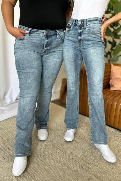 Judy Blue Tamanho Completo Rise Médio Jeans de Bootcut