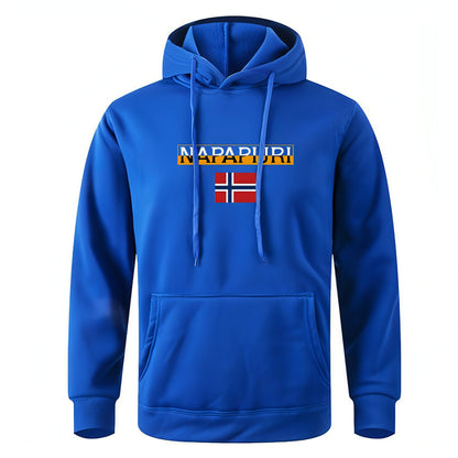 Napapijri Men's Pullover Hoodie Printed Sweater Casual