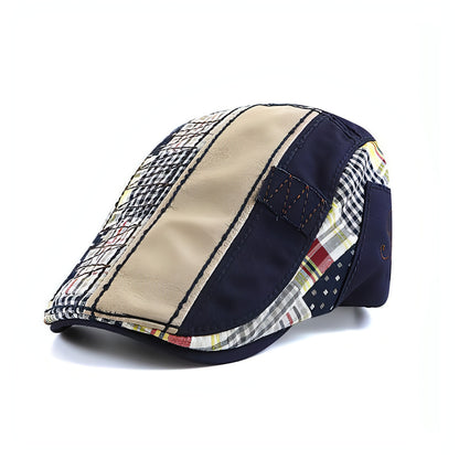 Gorra con visera estilo británico informal para hombre