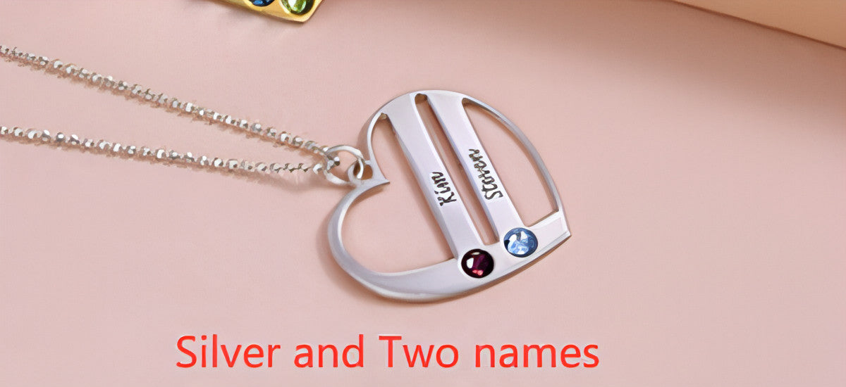 DIY Custom Engraved Name S925 Silver Diamond Necklace – Elegant & Personalized Gift