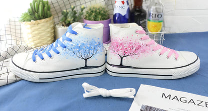 High Top Canvas Shoes For Summer And Autumn Women