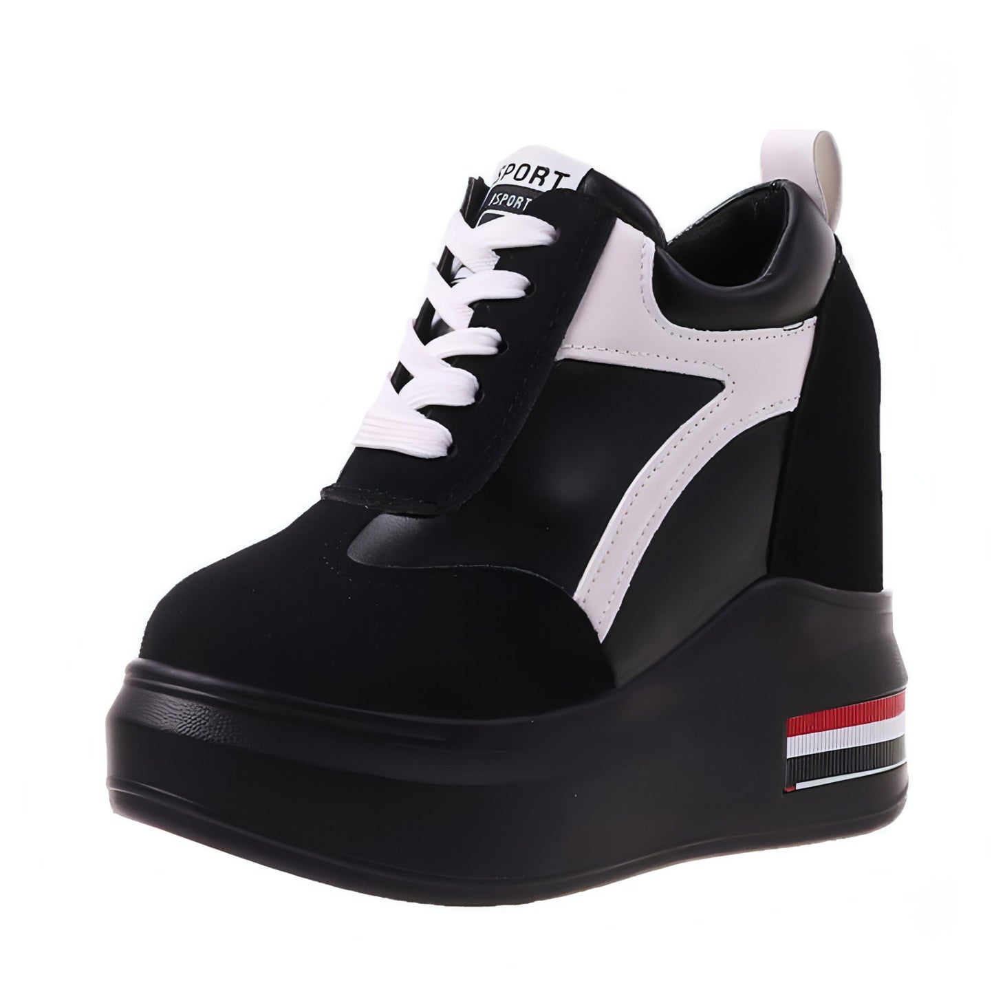 Women's Platform Height Increasing Insole Casual Shoes