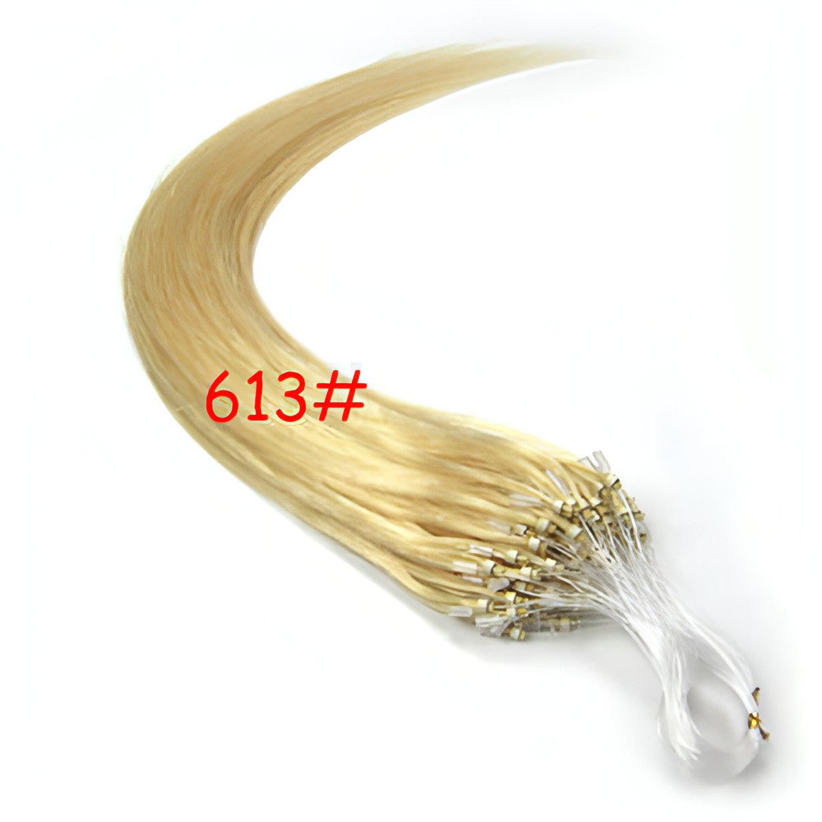 Pure Hair Color Fishing Line Extensions  Bundles