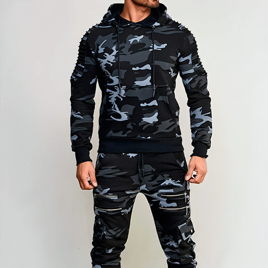 Men's Outdoor Exercise Camouflage Tracksuit