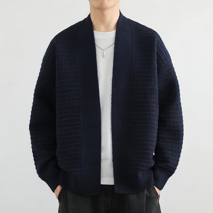 Cardigan Sweater Men's Spring And Autumn Trendy Loose