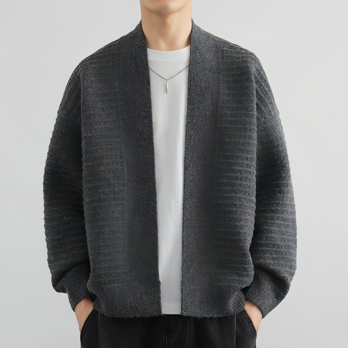 Cardigan Sweater Men's Spring And Autumn Trendy Loose