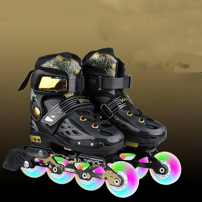 Rollschuhe Skating Kinder Voll Blinkend