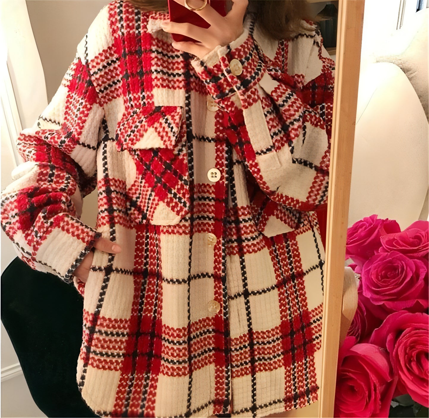 A1. Women's Autumn And Winter Woolen Coat