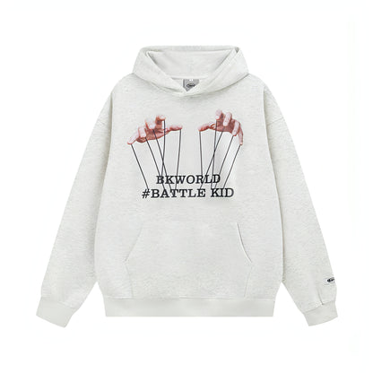 BATTLEKID - Padded Hooded Sweatshirt Sweater Men