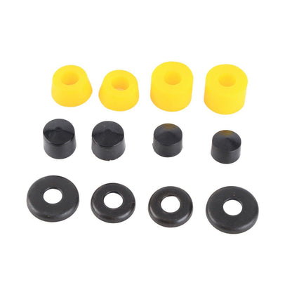 Skate Board Bushing Set PU Damping 90A Skateboard Replacement Bushings for 4 Wheel Skateboard Red