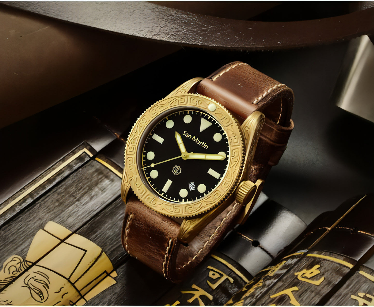 San Martin - Bronze diving watch