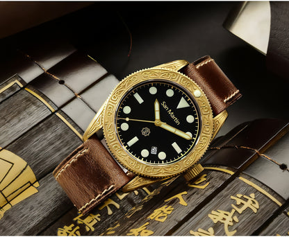 San Martin - Bronze diving watch