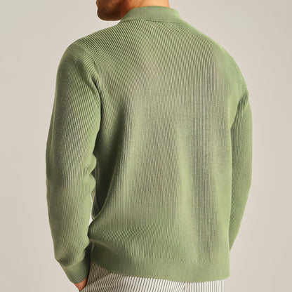 High-density Sweater Shirt Collar Long Sleeve