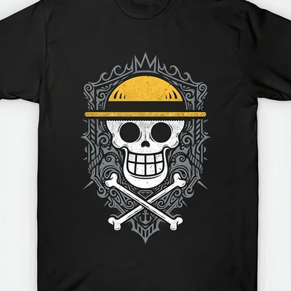 Camiseta estampada de manga corta para hombre