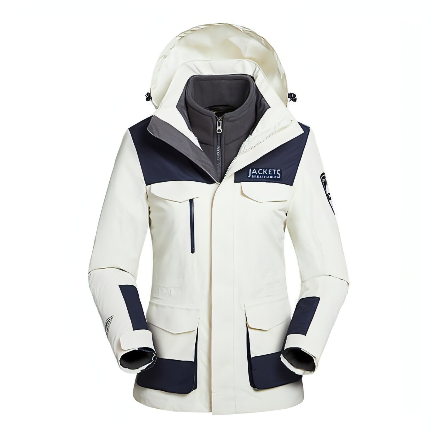 Winter Herren Skijacke Wasserdicht Winddicht Atmungsaktiv Warm Softshell Langarm Mantel