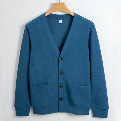 Cotton V-neck Sweatshirt Women's Cardigan Jacket