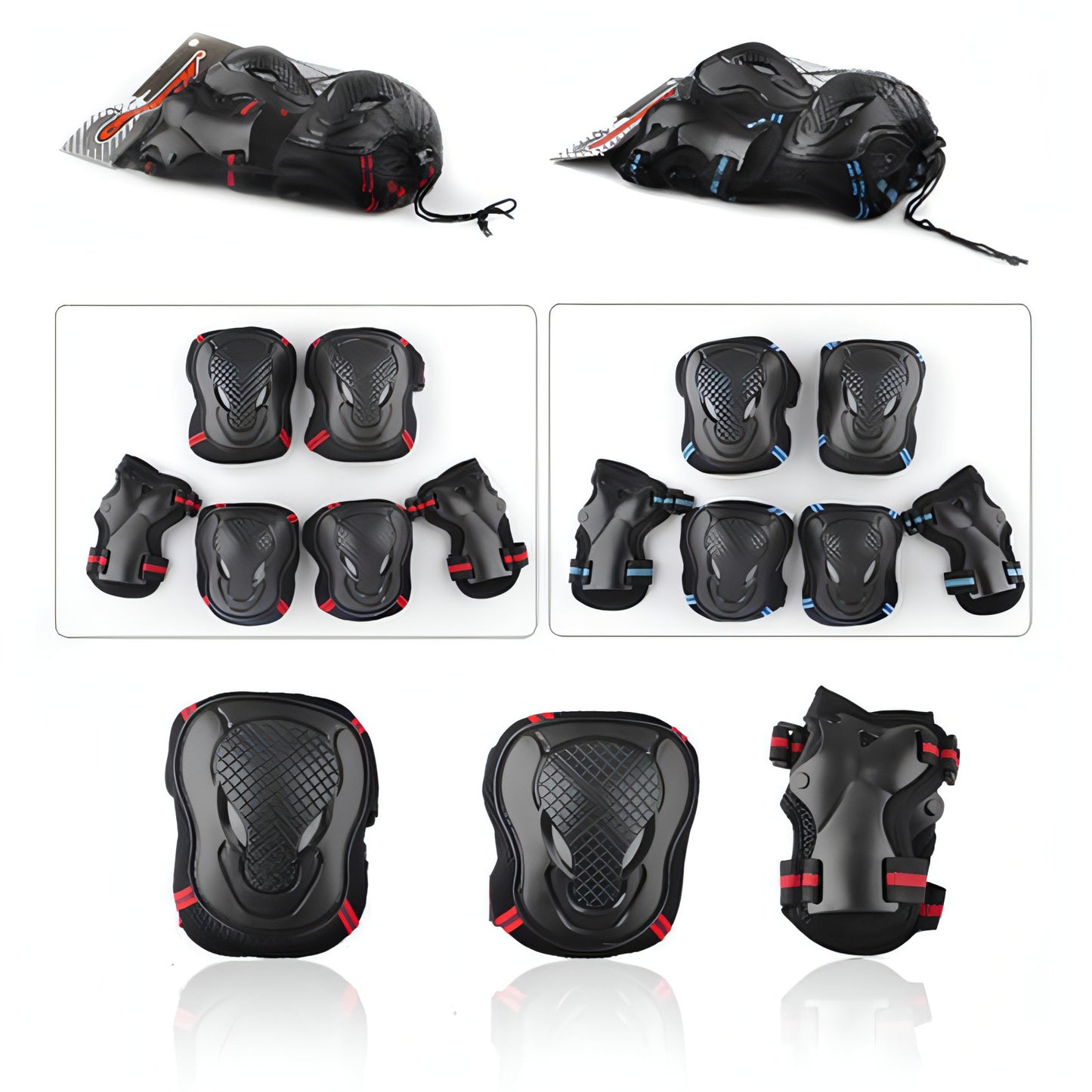 Skating Shoe Protector Skateboarding Protective Gear Set Of Six Protective Gear