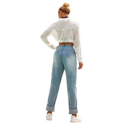 High waist Women 's Jeans