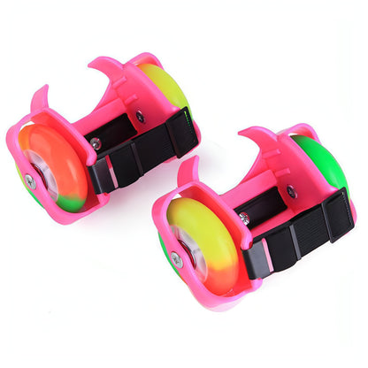 Children's hot wheels walking shoes shine roller skates