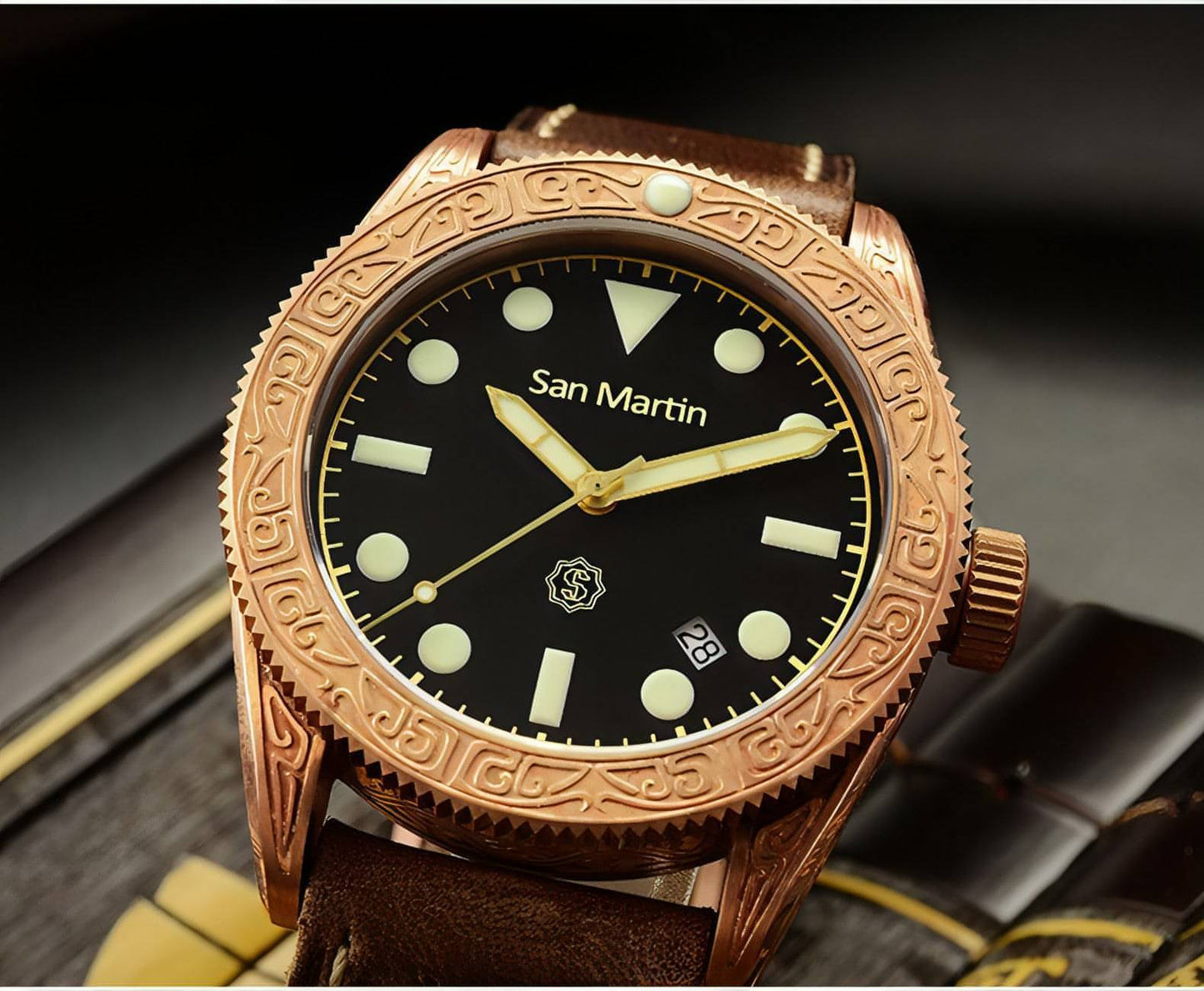 San Martin - Bronze diving watch