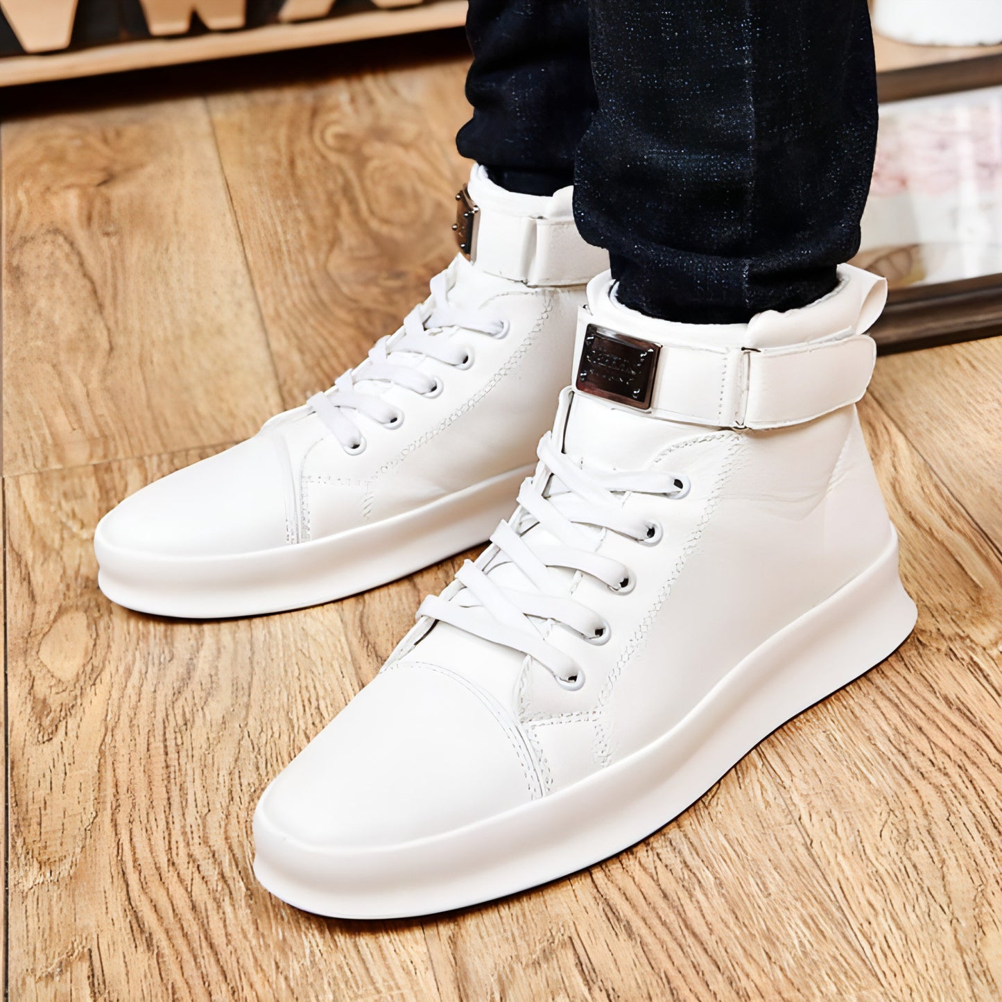 Men's casual high-top sneakers