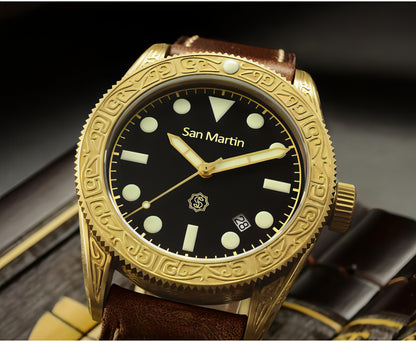 San Martin - Bronze diving watch