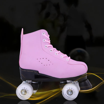 Double Row Roller Skates Adult Roller Skates Four Roller Skating Flash Skates