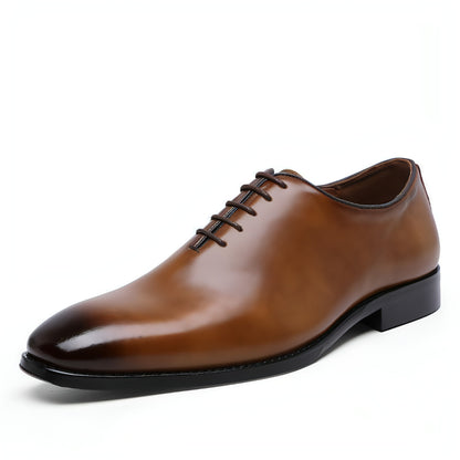 Men's Cowhide Business Casual Rubber Shoes