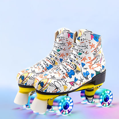 New Cool Roller Skates Double Row Skates