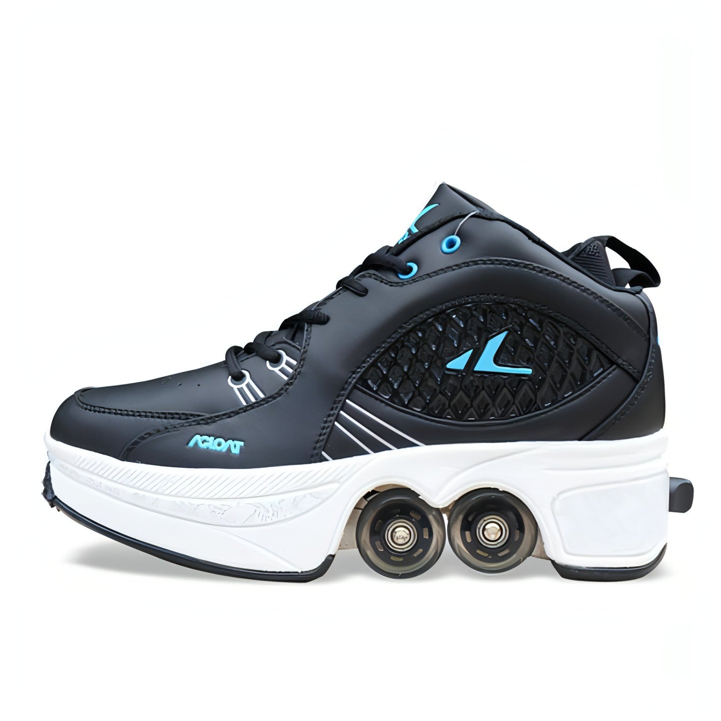 Single And Double Roller Skates For Boys And Girls Burst Walking With Wheels Student Deformed