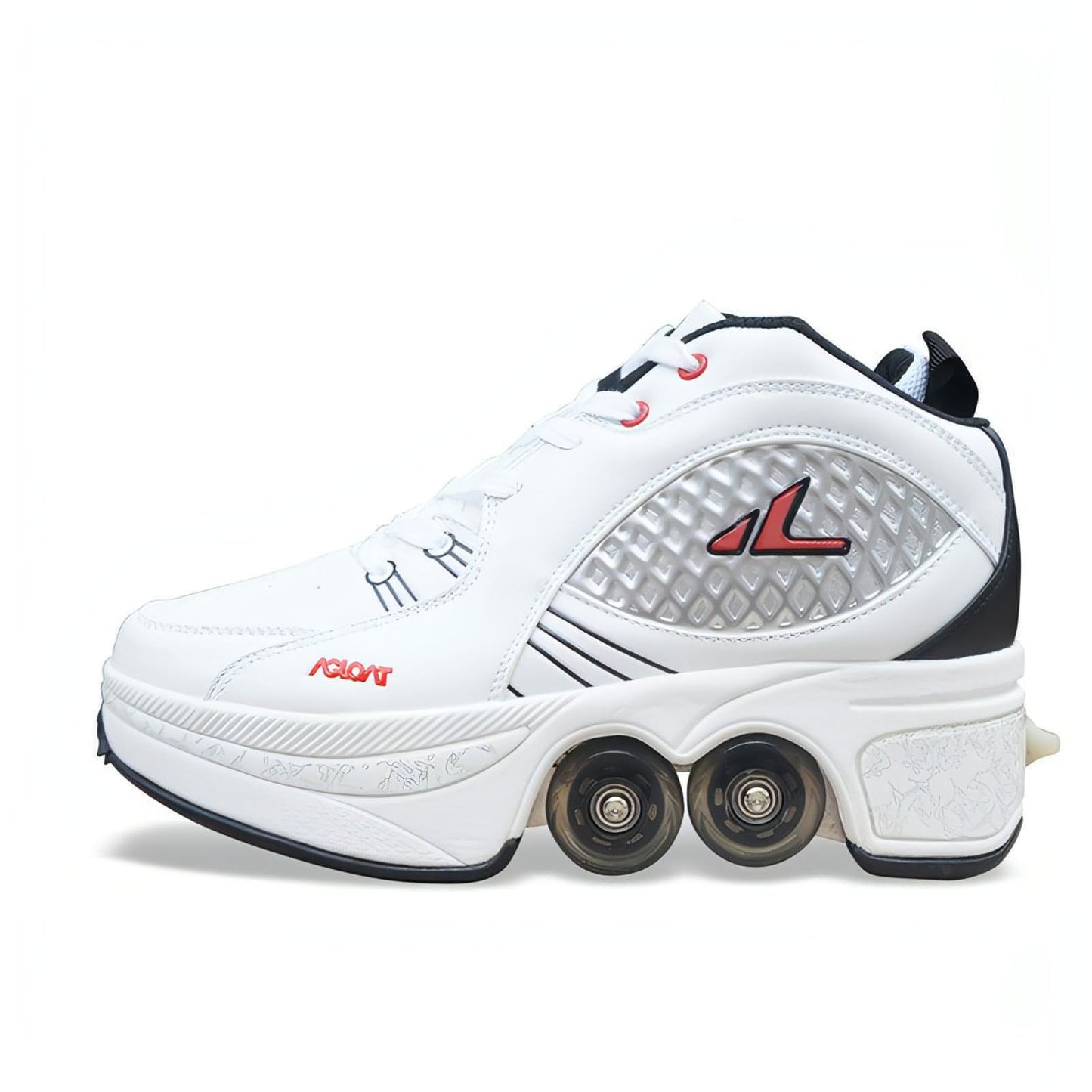 Single And Double Roller Skates For Boys And Girls Burst Walking With Wheels Student Deformed