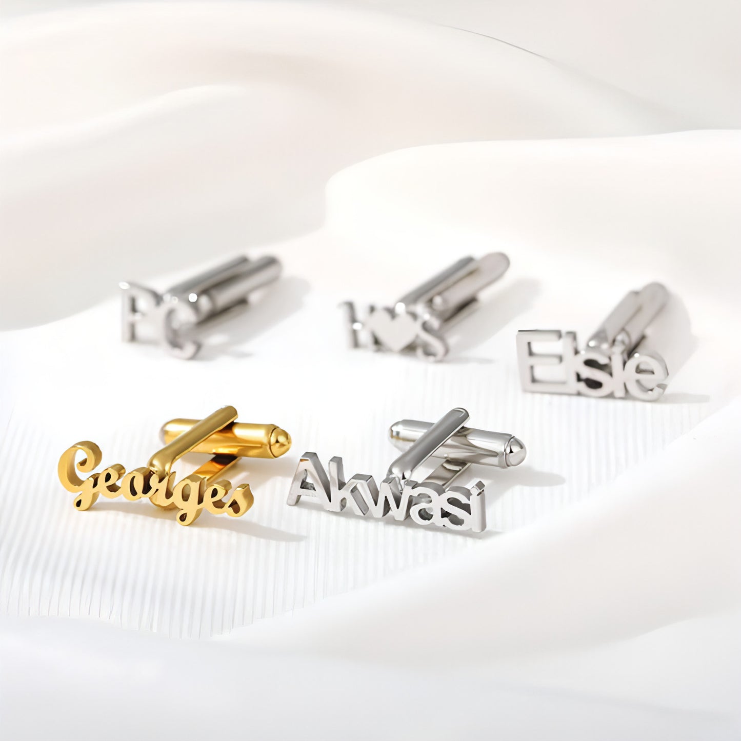 Custom-Made Vintage Name Cuff Nail Commemorative Jewelry