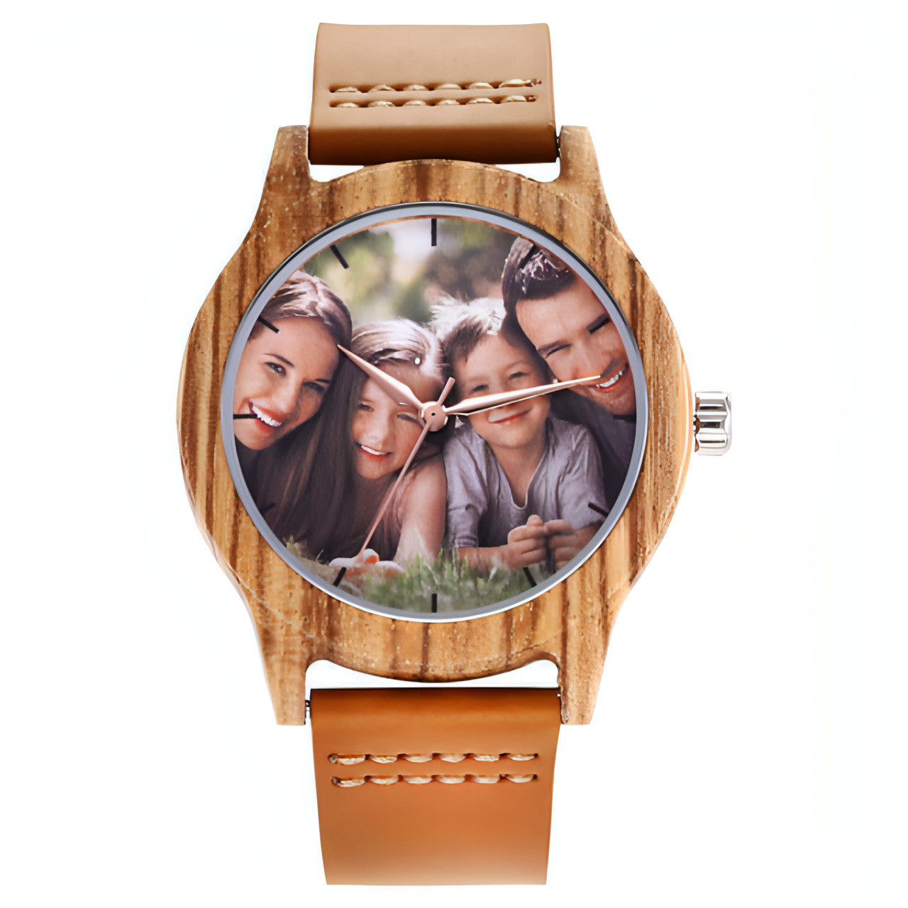 New Cross-Border Wooden Men'S  Commemorative Gift Custom  Oem Self-Built Station Watches