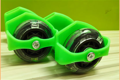 Children's Pvc Wheel Luminous Roller Skates