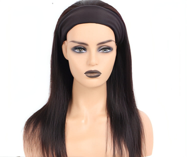 Human Hair Headband Wigs Hair Is Reversed, Hair Band, Wig And Headgear