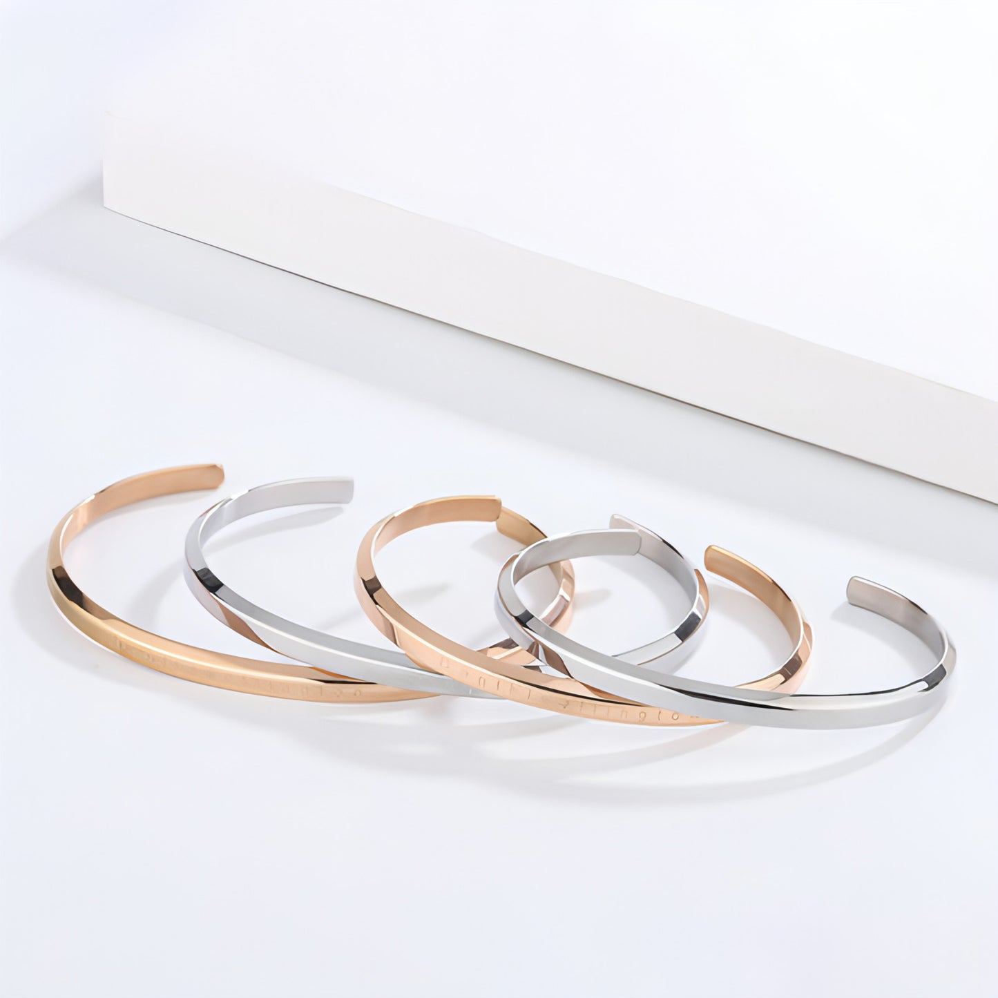 Minimalist Rose Gold Couple Bracelet – A Symbol of Love & Connection!