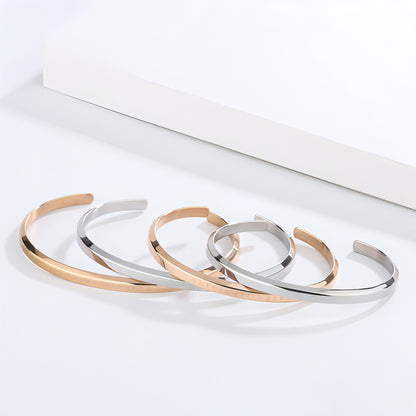 Minimalist Rose Gold Couple Bracelet – A Symbol of Love & Connection!