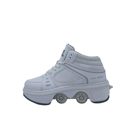 Gutes Produkt Mehrzweck-Rollschuhe, deformierte Schuhe, zweireihige Rollschuhe