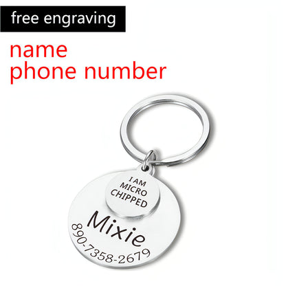 Personalized Pet ID Tag – Safe & Stylish for Dogs & Cats