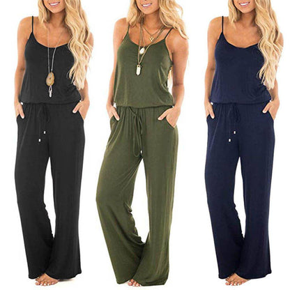 Damen Jumpsuit mit Hosenträgern