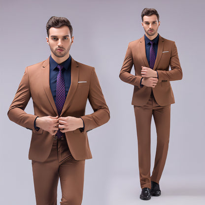 Traje de negocios para hombre