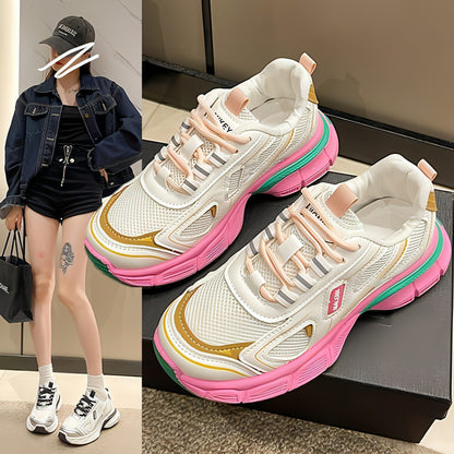 Casual Sneaker Women's All-match Mesh Surface Platform