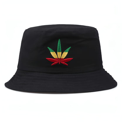 Maple Leaf Embroidered Fisherman Hat